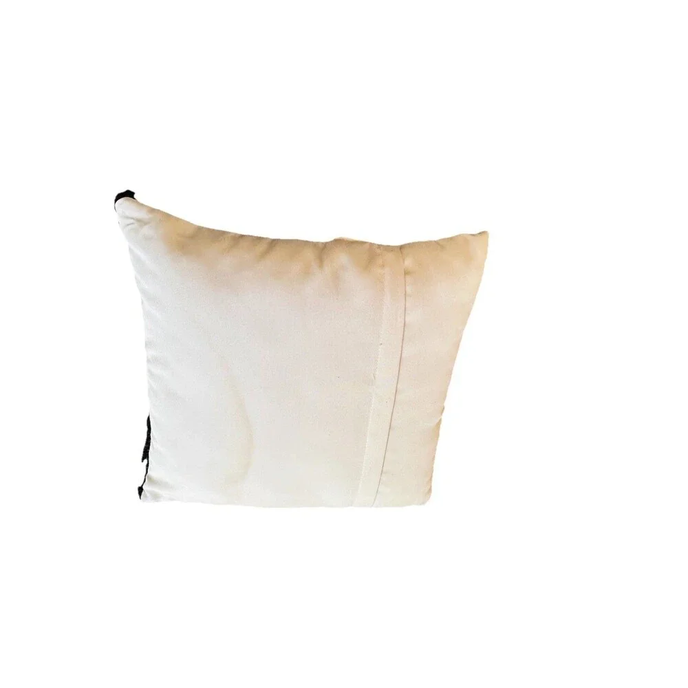 Wayfier Monarch Butterfly Throw Pillow Blue Orange Garden Embroidered Fairy